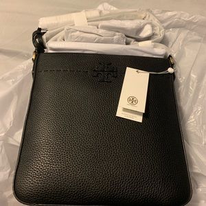 McGraw Tory Burch NWT Black Leather Crossbody